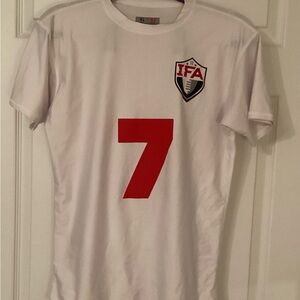 White IFA Short Sleeve Men's Tee